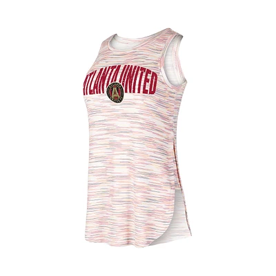 Women's Concepts Sport White Atlanta United FC Sunray Tri-Blend Tank Top