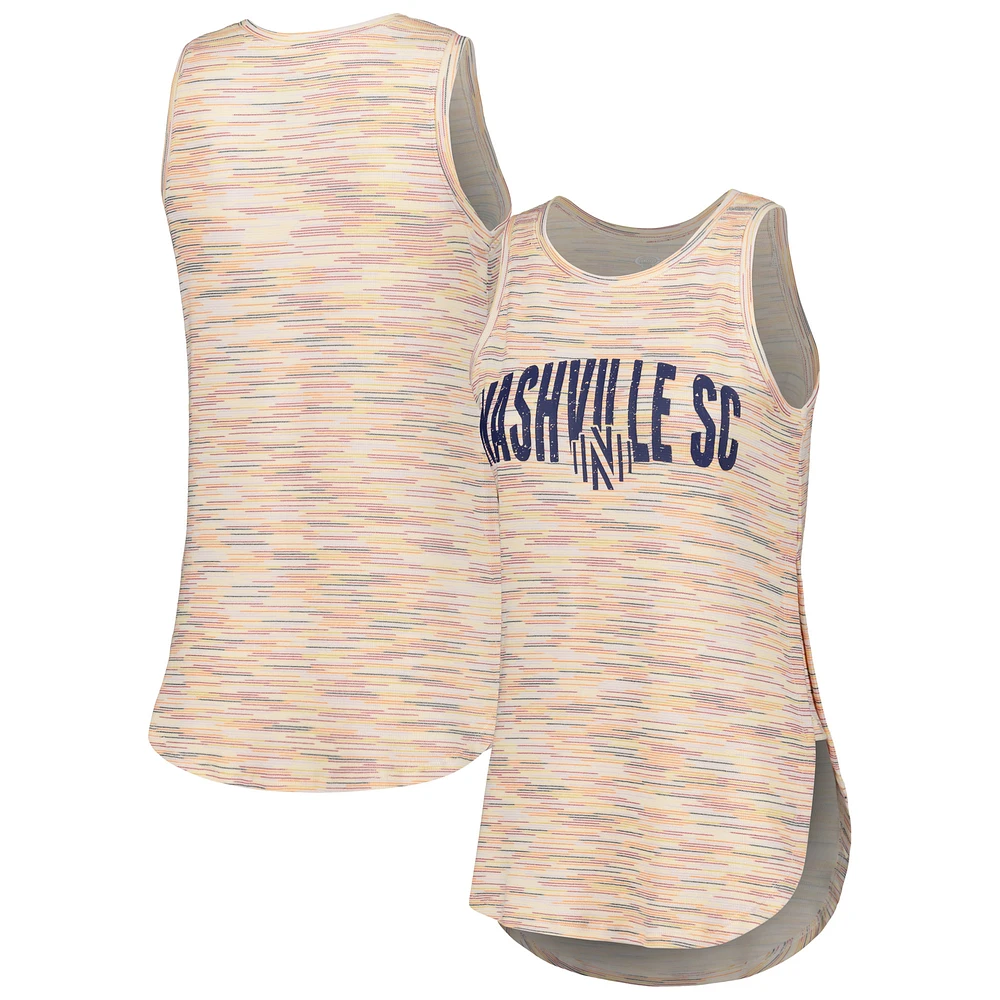 Women's Concepts Sport White Nashville SC Sunray Tank Top