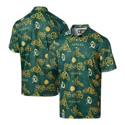 Men's Reyn Spooner Green Bay Packers Throwback Pua Performance Polo