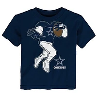 Toddler Navy Dallas Cowboys Stiff Arm T-Shirt