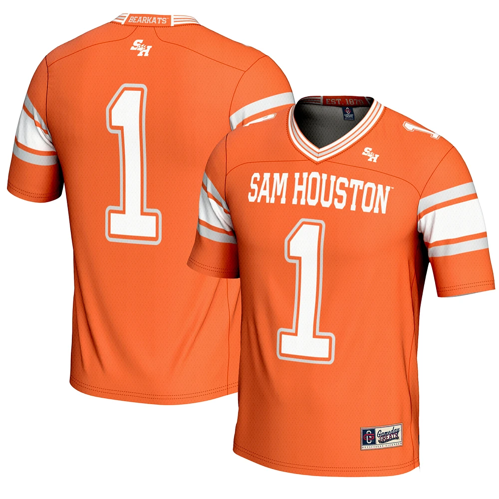 Men's GameDay Greats #1 Sam Houston State Bearkats Endzone Football Jersey