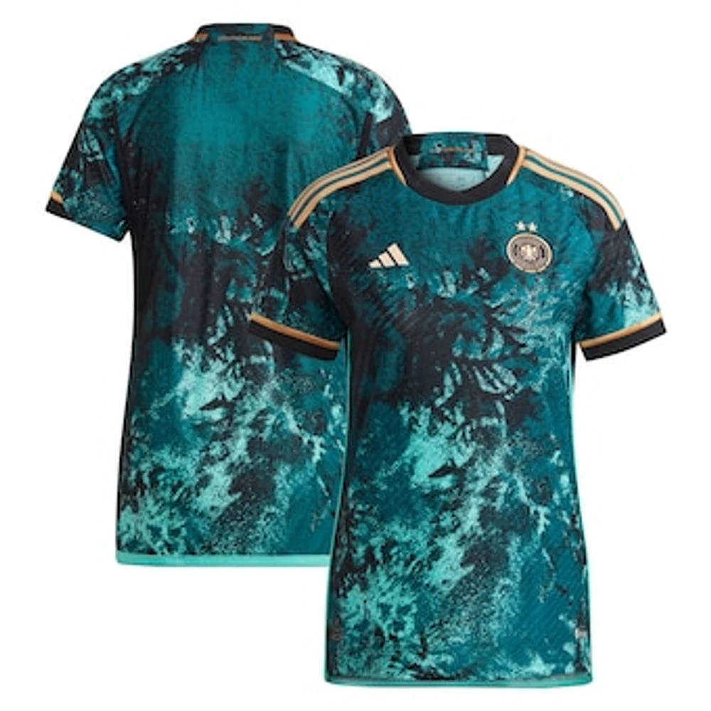 Women's adidas  Teal Germany National Team 2023 Away Authentic Jersey