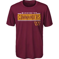 Youth Burgundy Washington Commanders Amped Up T-Shirt