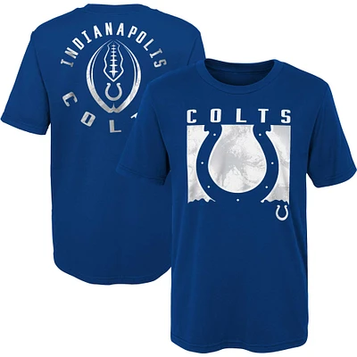 Preschool Royal Indianapolis Colts Liquid Camo Logo T-Shirt