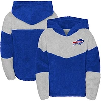 Girls Youth Royal Buffalo Bills Ready Set Play Teddy Fleece Pullover Hoodie