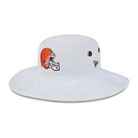 Men's New Era  White Cleveland Browns 2023 NFL Training Camp Panama Bucket Hat