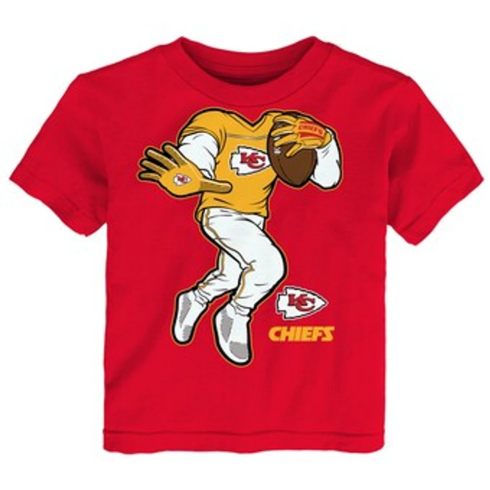 Toddler Red Kansas City Chiefs Stiff Arm T-Shirt