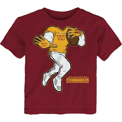 Toddler Burgundy Washington Commanders Stiff Arm T-Shirt