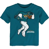 Toddler Teal Jacksonville Jaguars Stiff Arm T-Shirt