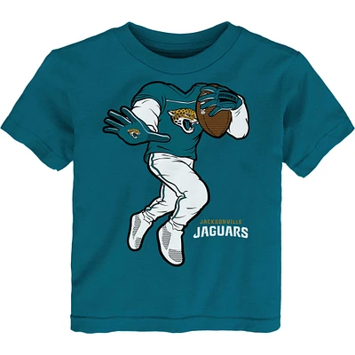 Toddler Teal Jacksonville Jaguars Stiff Arm T-Shirt