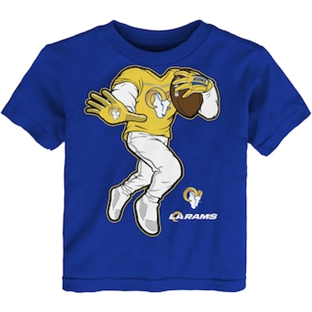 Toddler Royal Los Angeles Rams Stiff Arm T-Shirt