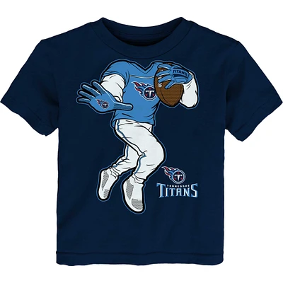 Toddler Navy Tennessee Titans Stiff Arm T-Shirt