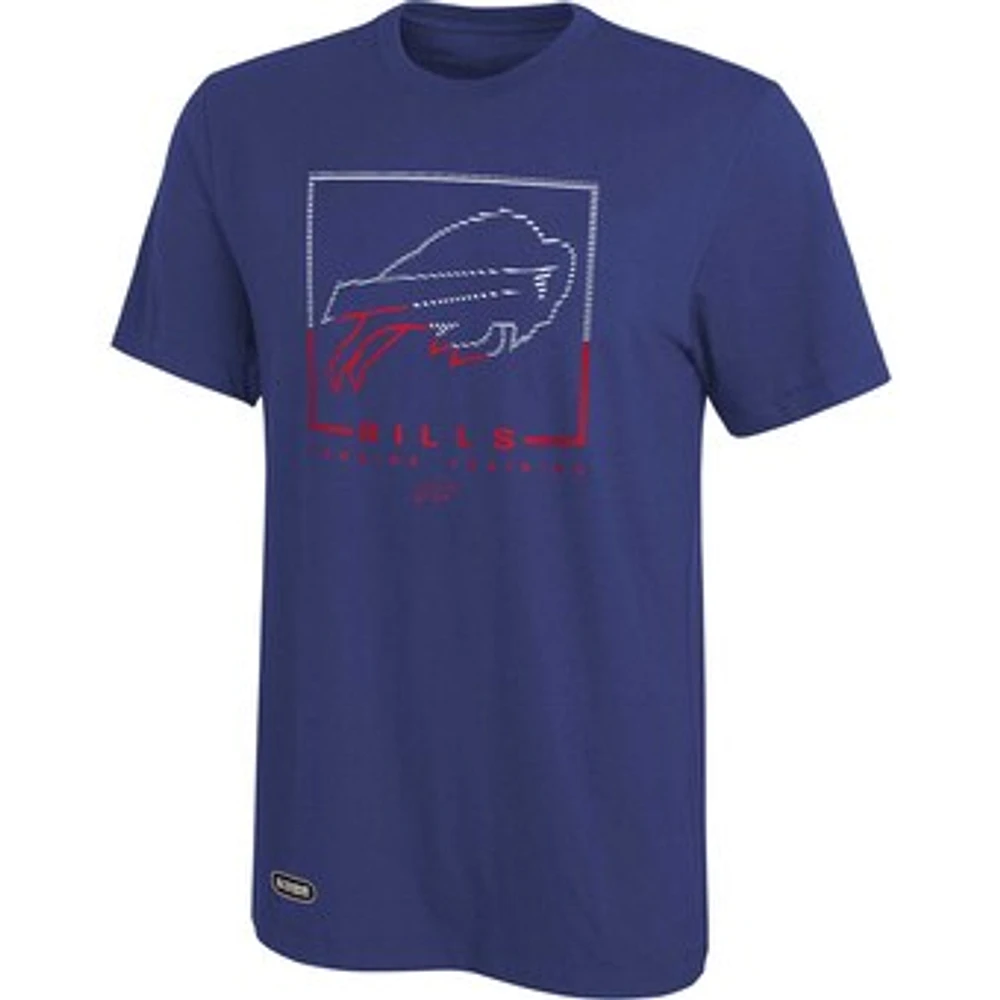 Men's Royal Buffalo Bills Combine Authentic Clutch T-Shirt