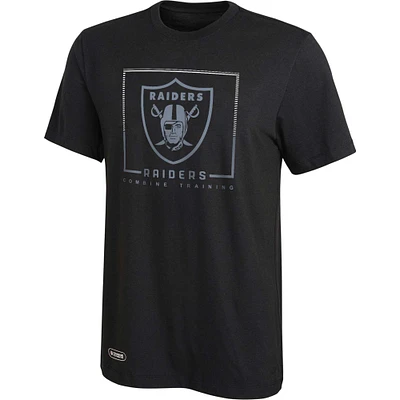 Men's Black Las Vegas Raiders Combine Authentic Clutch T-Shirt