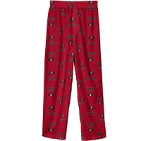 Youth Red Tampa Bay Buccaneers Team Color Printed Pajama Pants