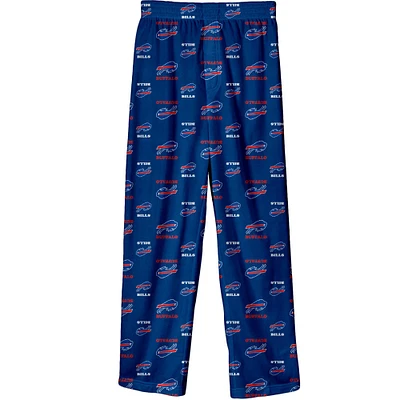 Youth Royal Buffalo Bills Team Color Printed Pajama Pants