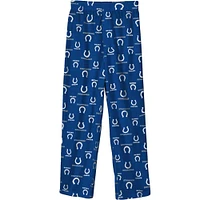 Youth Royal Indianapolis Colts Team Color Printed Pajama Pants