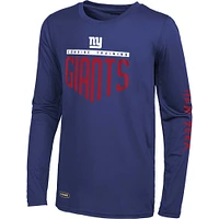 Men's Royal New York Giants Impact Long Sleeve T-Shirt