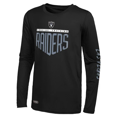 Men's Black Las Vegas Raiders Impact Long Sleeve T-Shirt