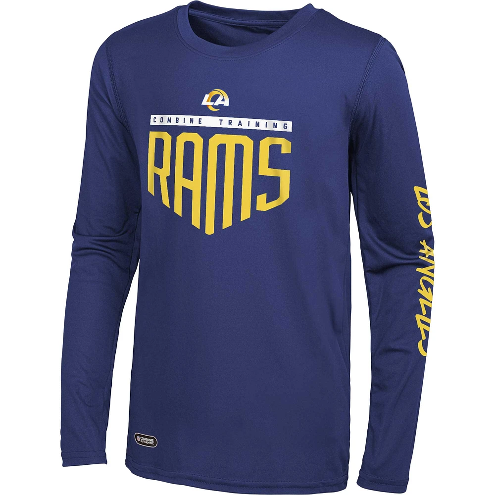 Men's Royal Los Angeles Rams Impact Long Sleeve T-Shirt