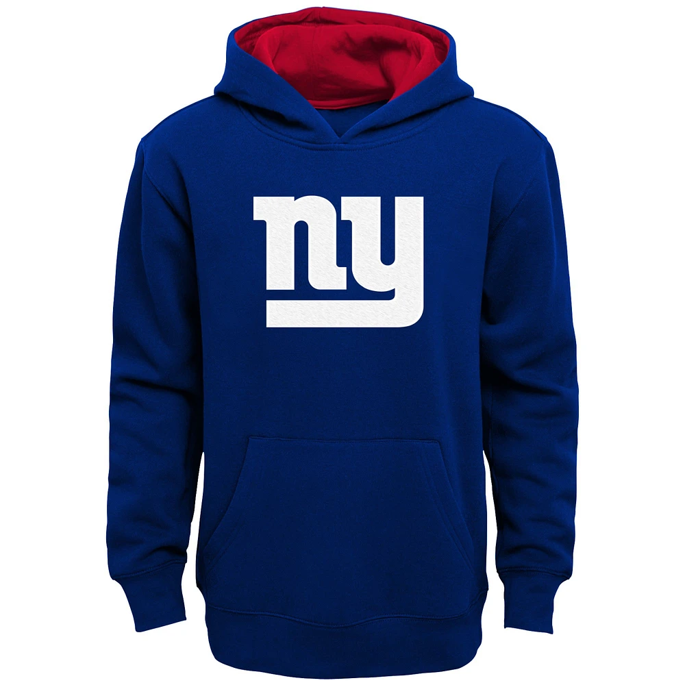 Preschool Royal New York Giants Prime Pullover Hoodie