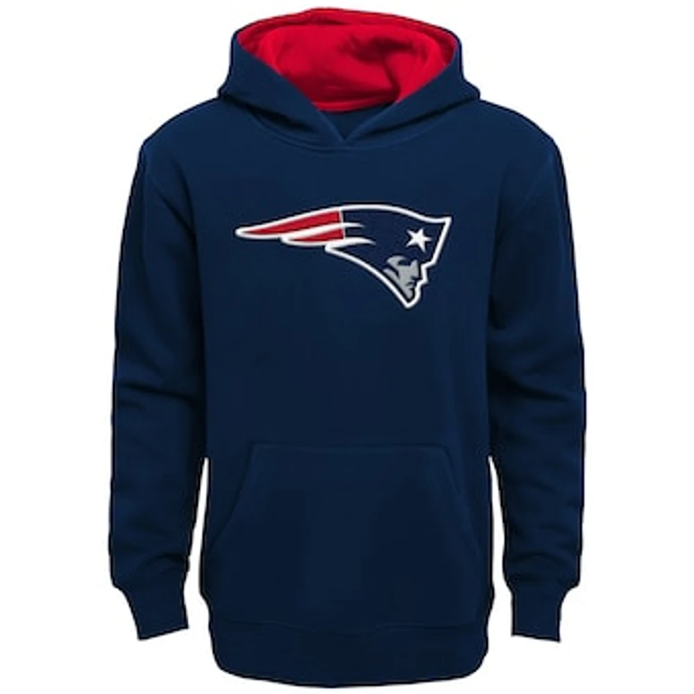 Preschool Navy New England Patriots Prime Pullover Hoodie