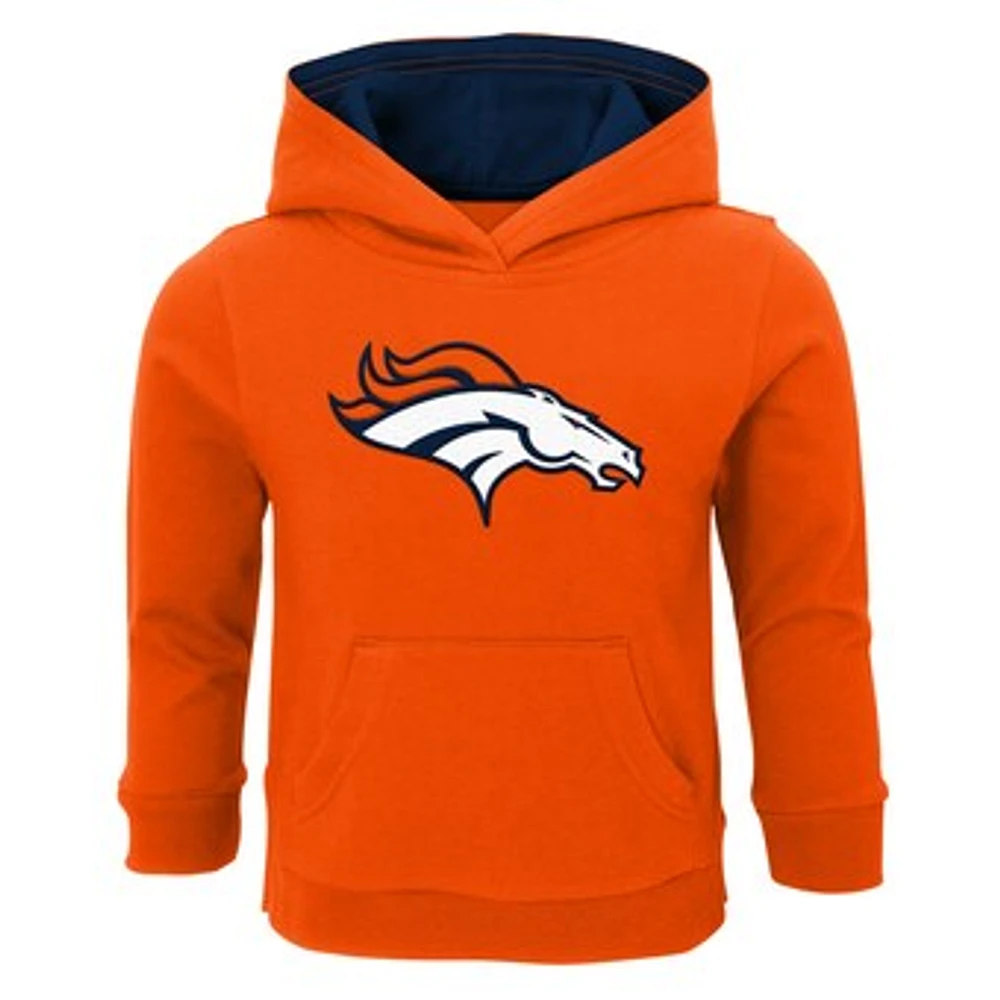 Toddler Orange Denver Broncos Prime Pullover Hoodie