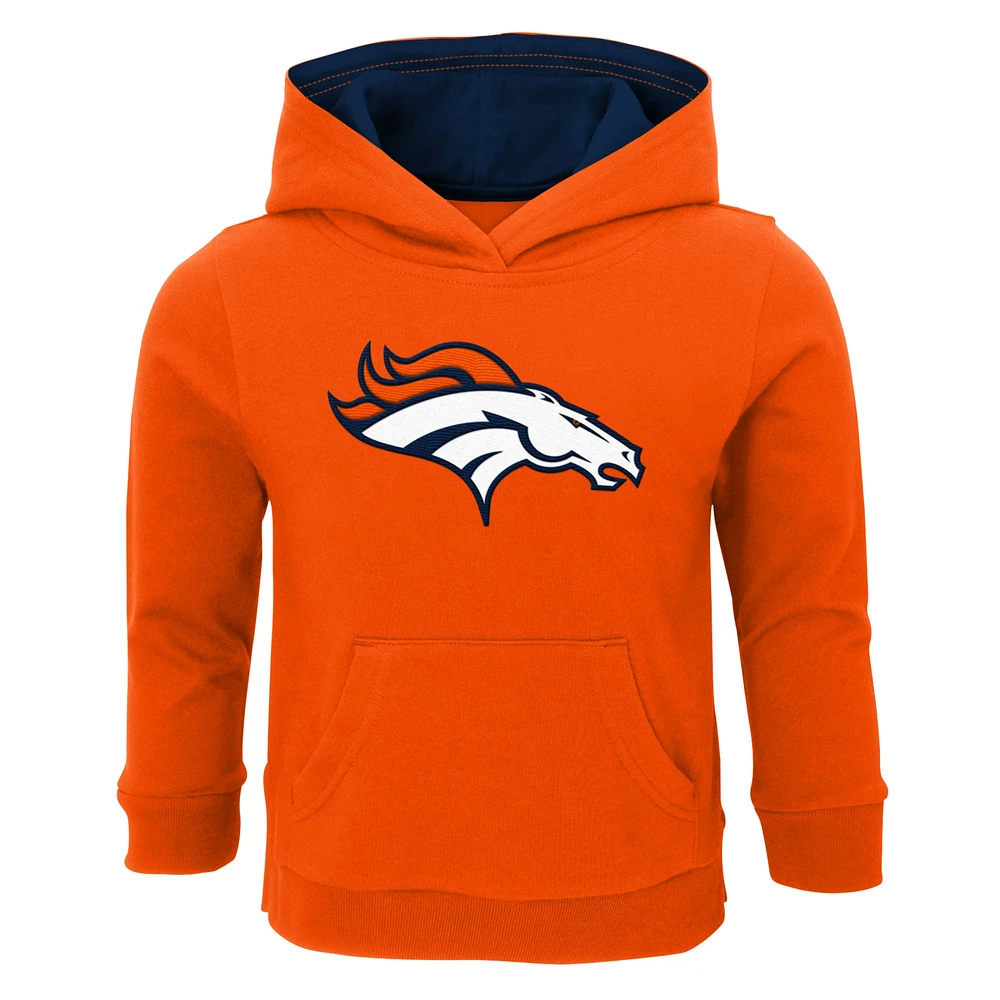 Toddler Orange Denver Broncos Prime Pullover Hoodie