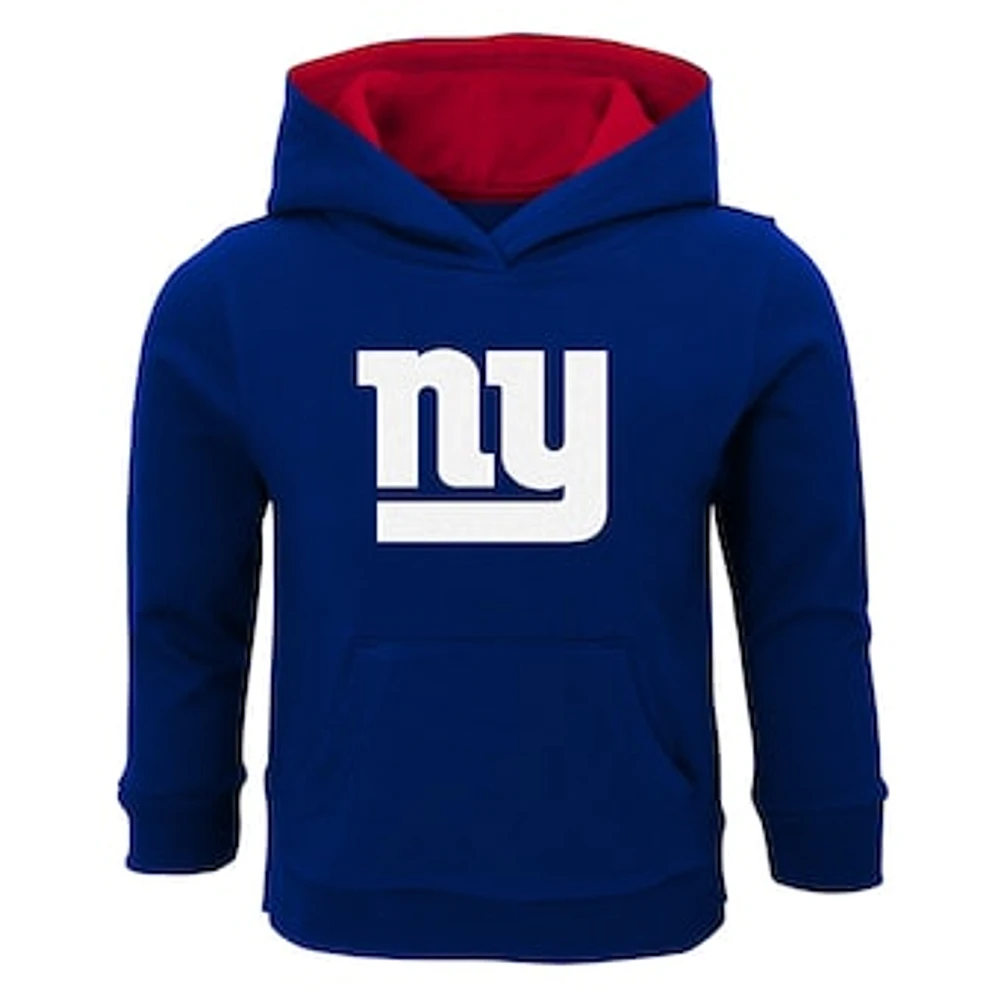 Toddler Royal New York Giants Prime Pullover Hoodie