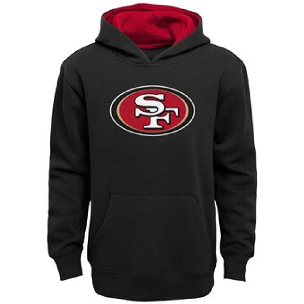 Youth Black San Francisco 49ers Prime Pullover Hoodie