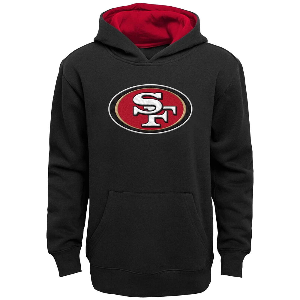 Youth Black San Francisco 49ers Prime Pullover Hoodie