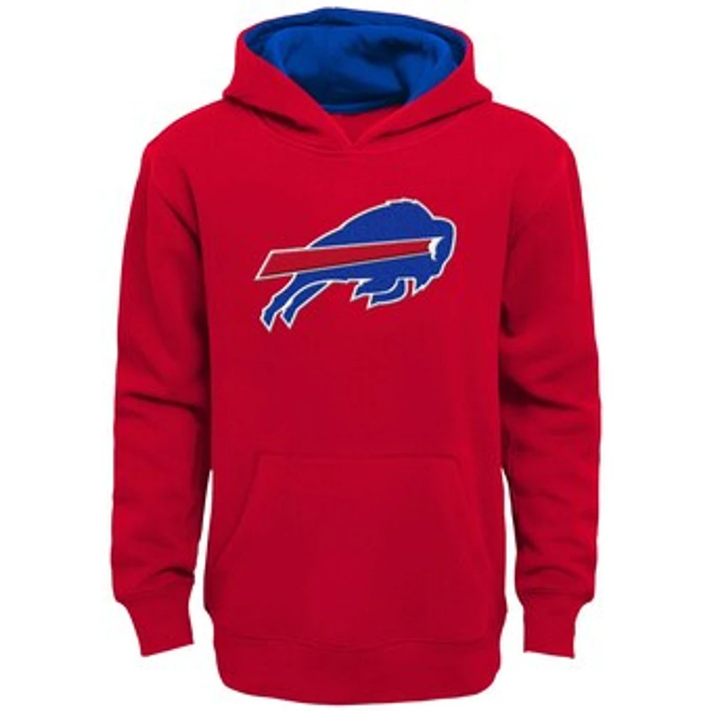 Youth Red Buffalo Bills Prime Pullover Hoodie