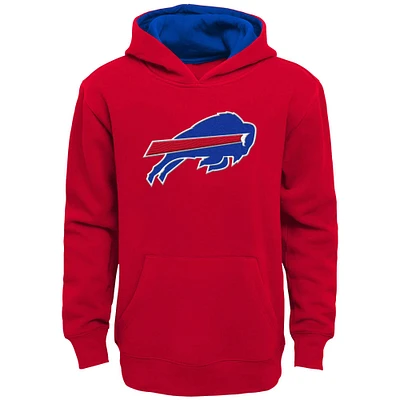 Youth Red Buffalo Bills Prime Pullover Hoodie