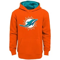 Youth Orange Miami Dolphins Prime Pullover Hoodie