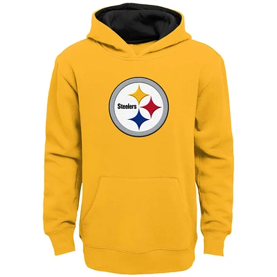 Youth Gold Pittsburgh Steelers Prime Pullover Hoodie