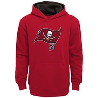 Youth Red Tampa Bay Buccaneers Prime Pullover Hoodie