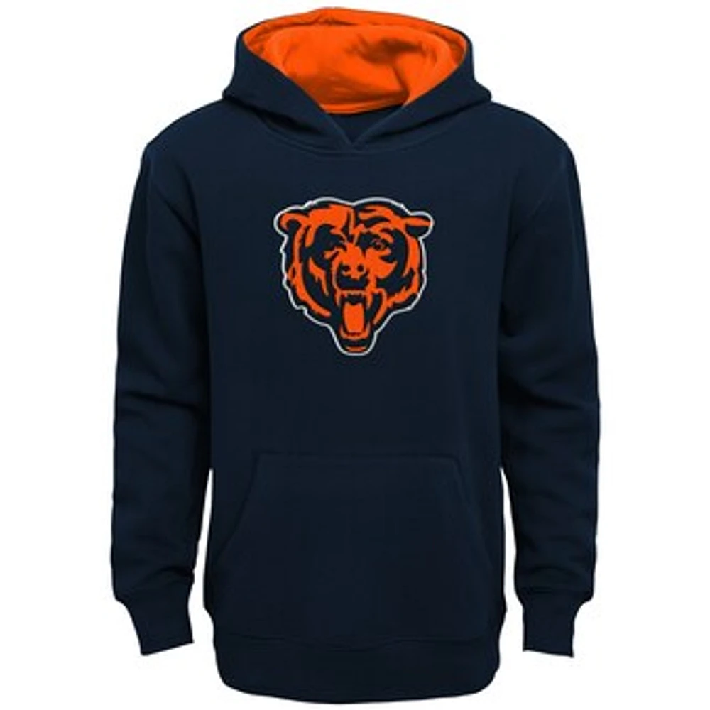 Youth Navy Chicago Bears Prime Pullover Hoodie