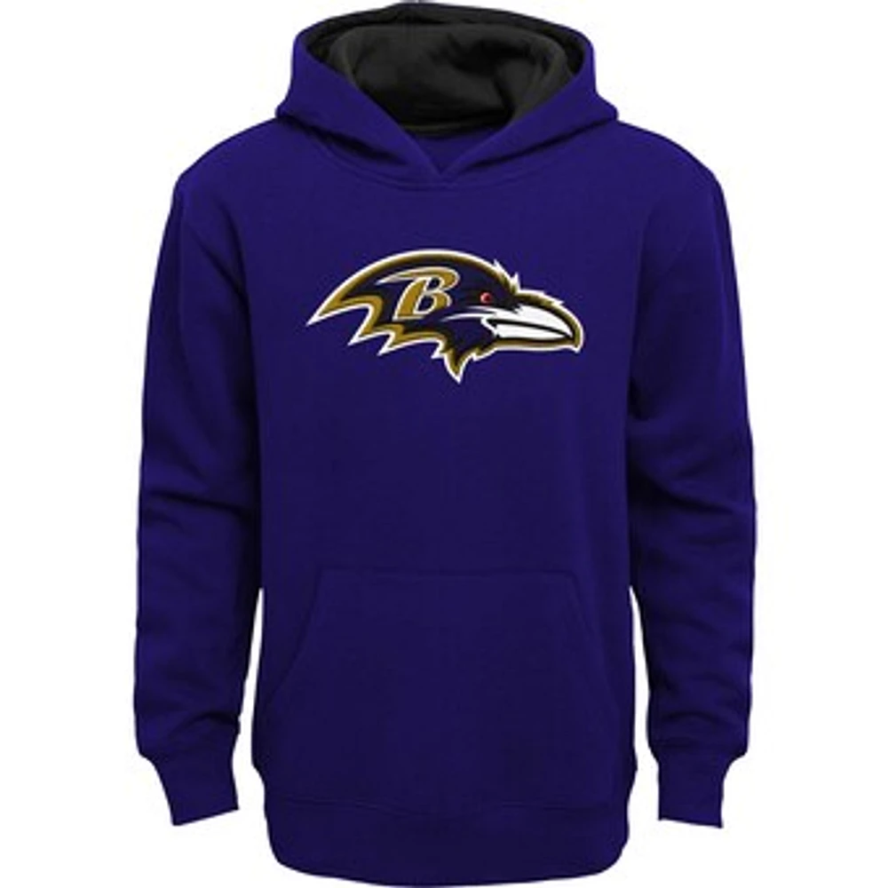 Youth Purple Baltimore Ravens Prime Pullover Hoodie