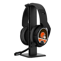 Cleveland Browns Logo Wireless Bluetooth Gaming Headphones & Stand