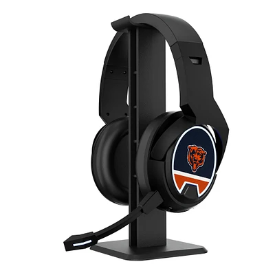 Chicago Bears Logo Wireless Bluetooth Gaming Headphones & Stand