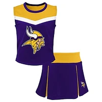 Girls Youth Purple Minnesota Vikings Spirit Two-Piece Cheerleader Set