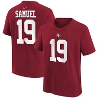 Youth Nike Deebo Samuel Scarlet San Francisco 49ers Player Name & Number T-Shirt