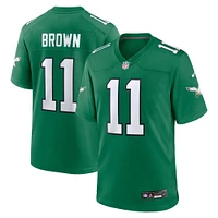 Youth Nike A.J. Brown Kelly Green Philadelphia Eagles Game Jersey