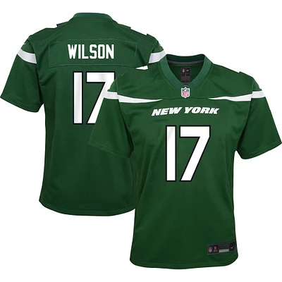 Youth Nike Garrett Wilson Green New York Jets Game Jersey