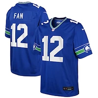 Youth Nike 12s Royal Seattle Seahawks Game Jersey