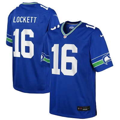 Youth Nike Tyler Lockett Royal Seattle Seahawks Game Jersey