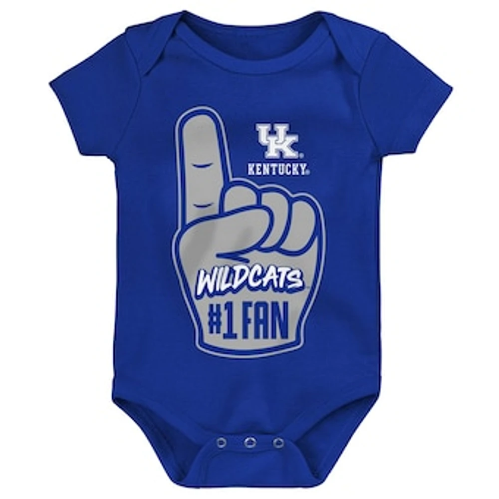 Newborn & Infant Royal Kentucky Wildcats #1 Fan Foam Finger Bodysuit