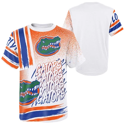 Preschool White Florida Gators Gametime Multi-Hit Oversized T-Shirt