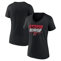 Women's Black Carolina Hurricanes Represent V-Neck T-Shirt