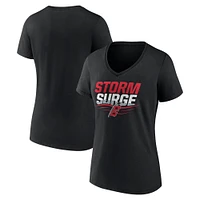 Women's Black Carolina Hurricanes Represent V-Neck T-Shirt